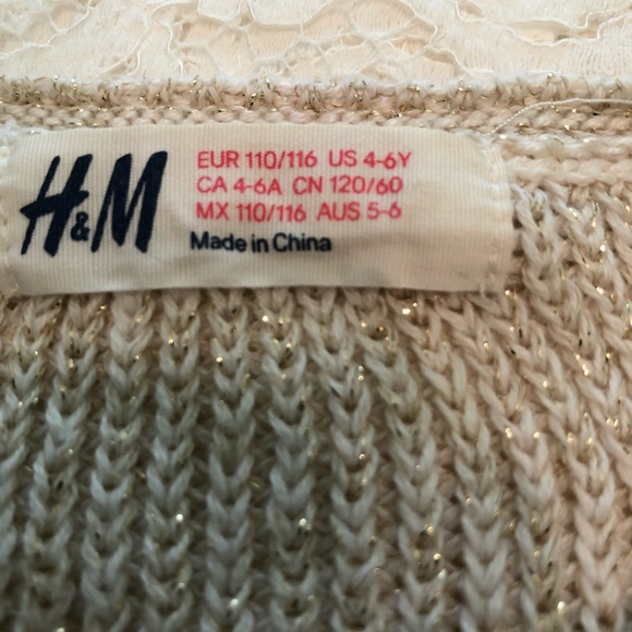 Girls H&M shawl - Size 4-6Y - Picture 4 of 5